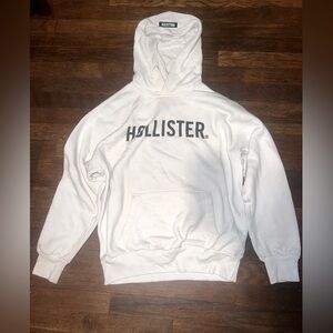 hollister beige hoodie